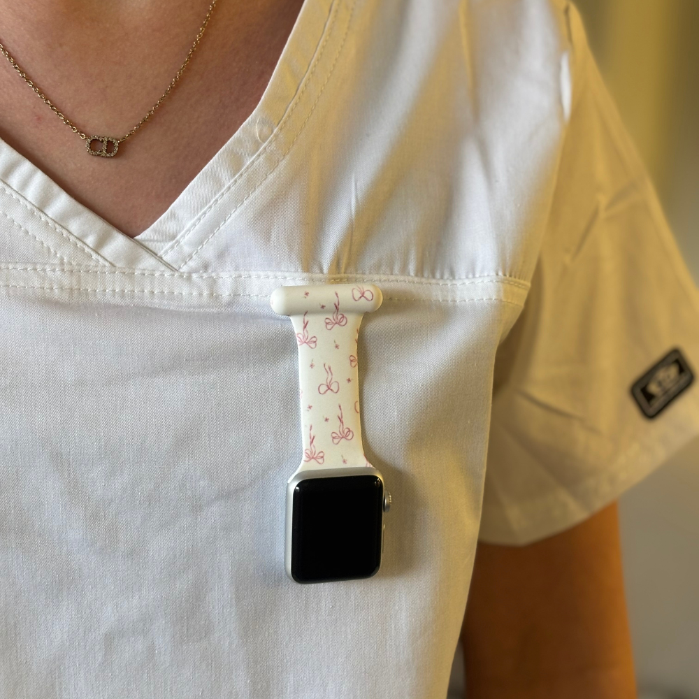 Apple Watch Clip-on Fob Strap - Dainty Bows