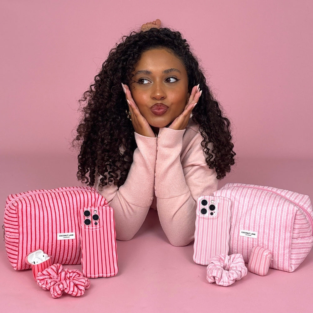 Wavy Phone Case - Cherry Stripe